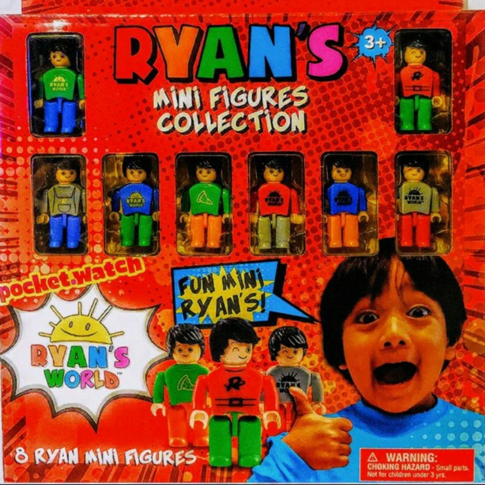 New Ryan's World 8 Figures For Collection